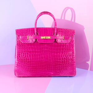 pink hermes birkin handbag sells for just under 20000 at uk auction