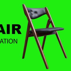 Refinishing And Repairing a Mid Century Folding Chair | Furniture Restoration