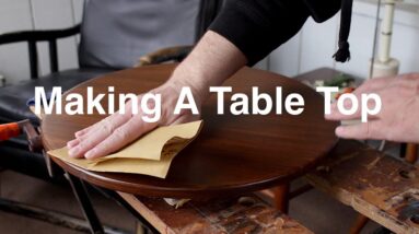 Making A Table Top For A Mid Century Modern Table
