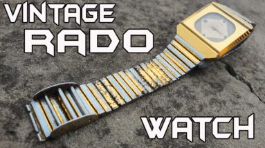 Restoration of 1980's RADO Swiss Watch - Satisfying Restoration