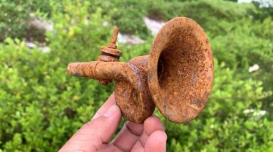 Restoration old Bike Horn | Restore Bicycle Horn