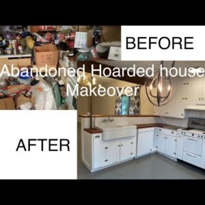 Restoring an abandoned hoarded house (twice) start to finish.