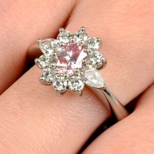 ring with pink diamond from argyle diamond mine smashes auction estimate