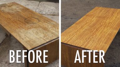 Thrift Store Rescue #30 | Mid Century Coffee Table Gets Refinished And Repaired | Drexel Perspective