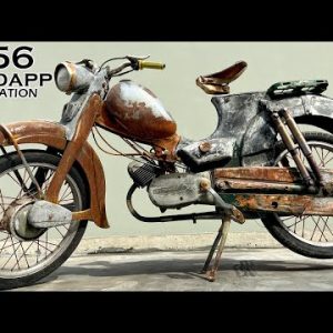 Barn Find Antique 1956 German Motorcycle Restoration - First Half