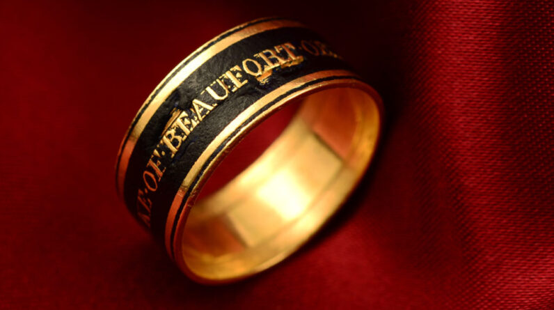 the mourning ring of henry somerset 5th duke of beaufort