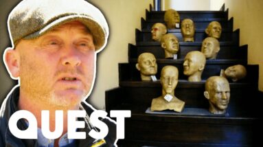 Drew Tries To Double His Money On These Realistic Wax Heads | Salvage Hunters
