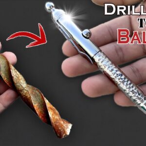 Turning Rusted Drill Bit into a BallPen