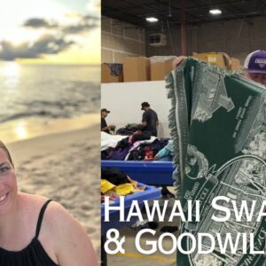 Goodwill Bins and Hawaii Swap Meet - Thrifting for home decor
