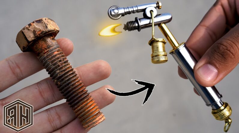 Turning Rusty Bolts into a Beautiful Pocket Lighter