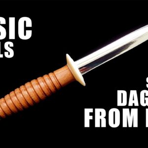 Making a Mini Dagger From a File With Basic Tools